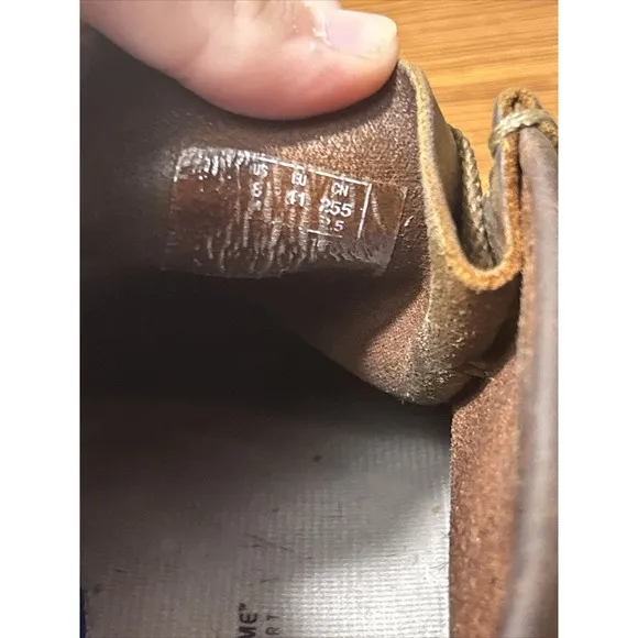 Clarks Originals Wallabee Brown Leather Shoes Men's Sz 8 M.