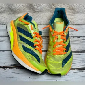 CLEANED Size 7.5 - adidas Adizero Adios Pro 2 Pulse Lime Flash Orange