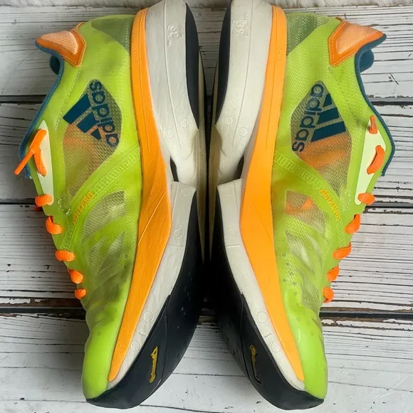 CLEANED Size 7.5 - adidas Adizero Adios Pro 2 Pulse Lime Flash Orange