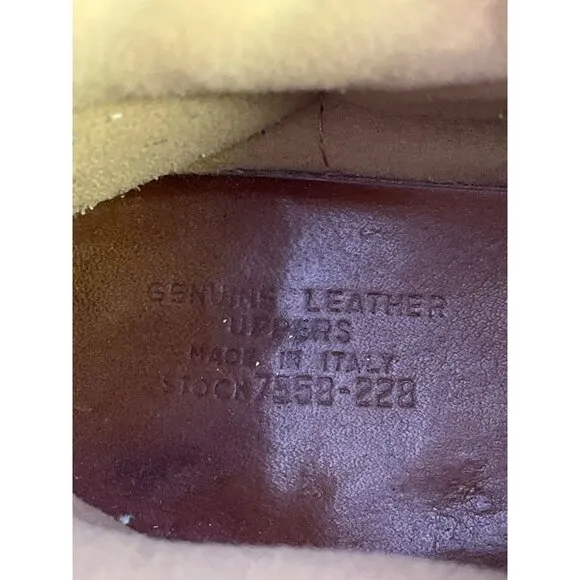 Cloud Climbers Men's Brown Leather Hiking Boots Size 8.5 SKU 5625