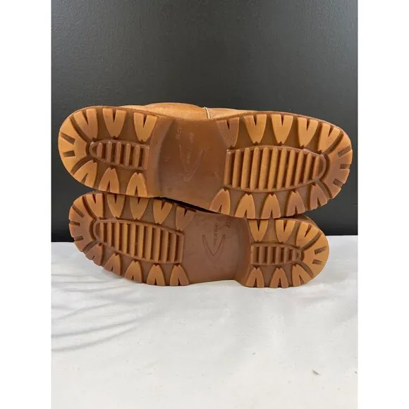 Cloud Climbers Men's Brown Leather Hiking Boots Size 8.5 SKU 5625