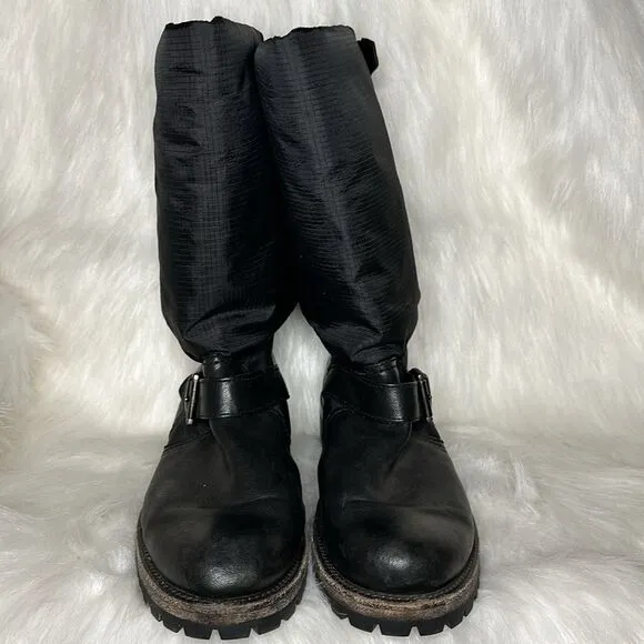 Coach Betsie Black Nylon Winter Boots