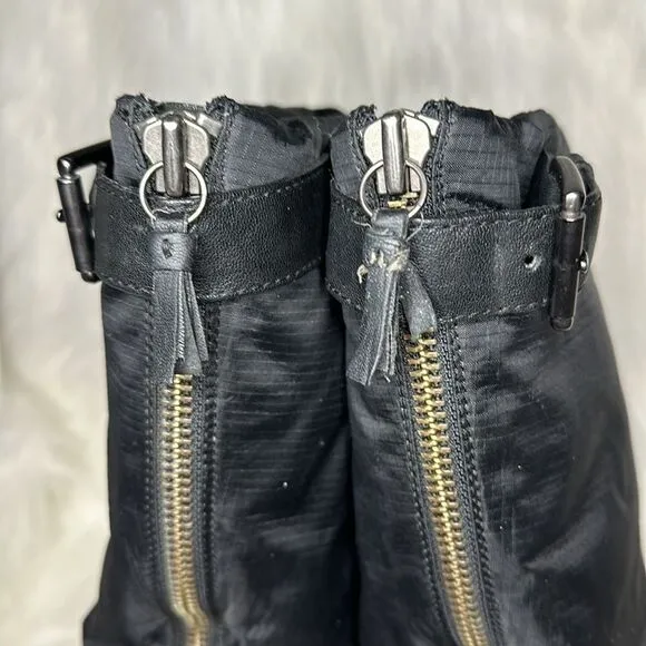 Coach Betsie Black Nylon Winter Boots