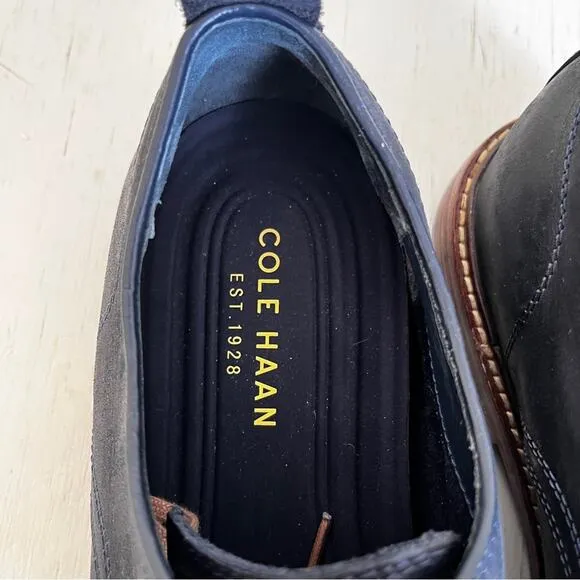 Cole Haan blue men’s Tyler Grand Oxford Derby size 12