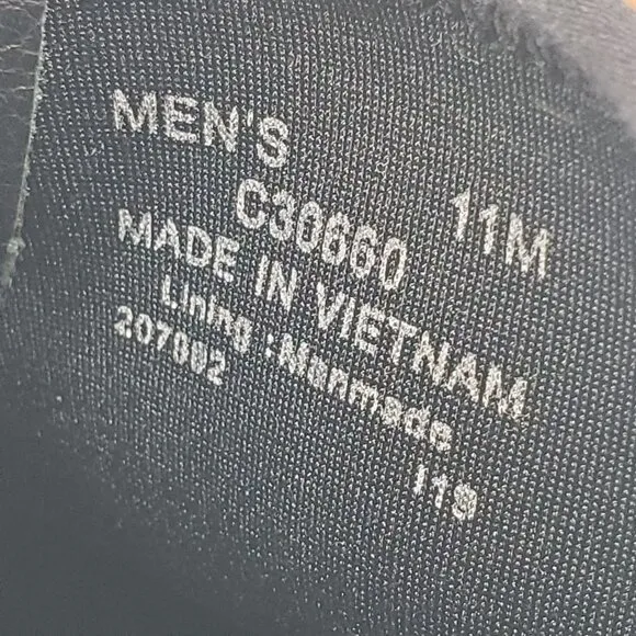 Cole Haan Grand Motion Shoes Men's 11 M Black Gray Stitchlite Leather Sneakers
