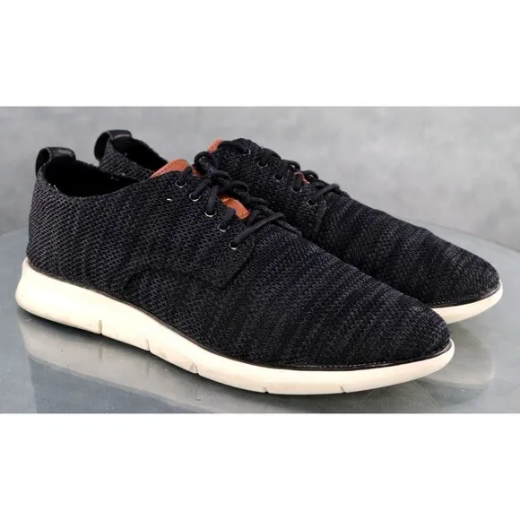 Cole Haan Grand Owen Men's Knit Oxford Casual Shoes Size 10 Gray