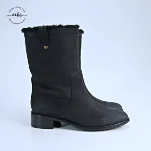 Cole Haan Jessup Waterproof Boots Black Women 8.5