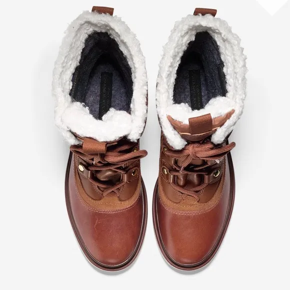 Cole Haan Millbridge Waterproof Lace Up Boot 5.5