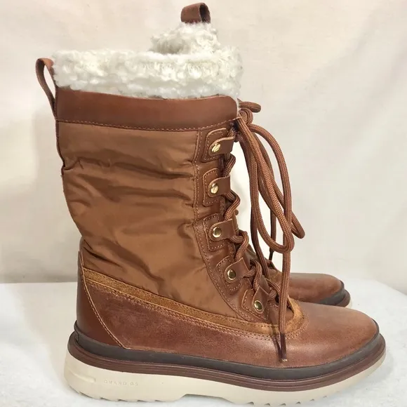Cole Haan Millbridge Waterproof Lace Up Boot 5.5