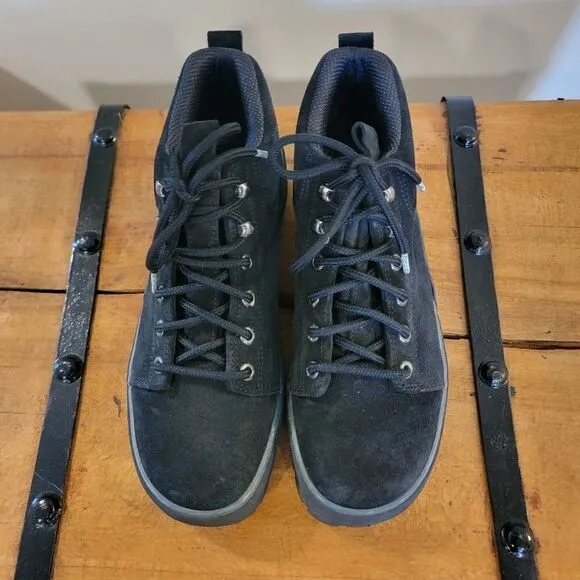 Cole Haan Resort suede lace up waterproof boots black size 8 B