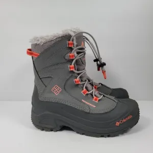 Columbia Arctic Trip Omni Girl's Waterproof Gray Snow Boots BY1333-060 US Size 5