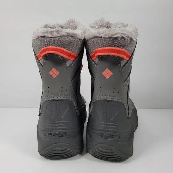 Columbia Arctic Trip Omni Girl's Waterproof Gray Snow Boots BY1333-060 US Size 5