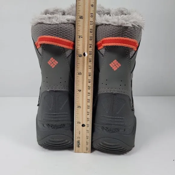 Columbia Arctic Trip Omni Girl's Waterproof Gray Snow Boots BY1333-060 US Size 5