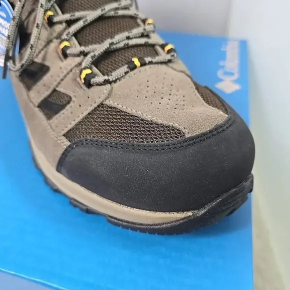 Columbia Crestwood Mid Boots Men's 13 Waterproof Gray Hiking BM5371-231 New NIB