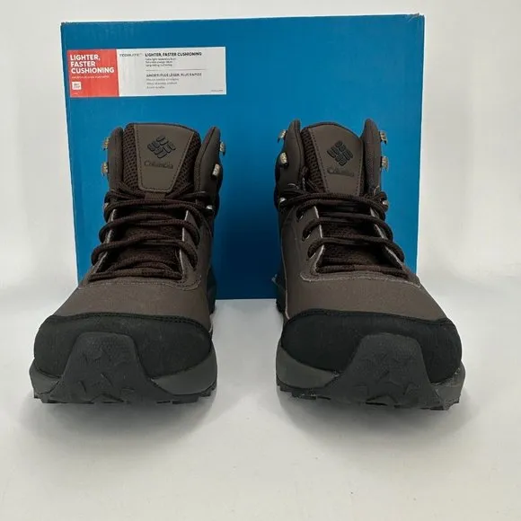 Columbia Men's TrailStorm Peak Mid Hiking Boots 10.5 BM5578-231 Cordovan/Black