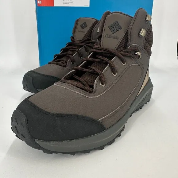 Columbia Men's TrailStorm Peak Mid Hiking Boots 10.5 BM5578-231 Cordovan/Black