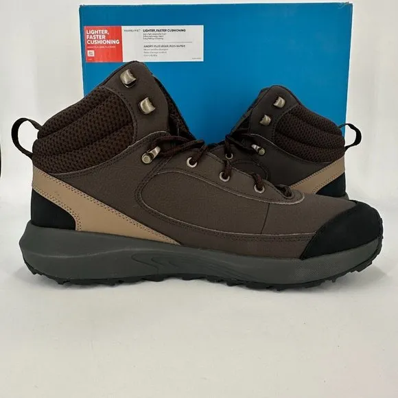 Columbia Men's TrailStorm Peak Mid Hiking Boots 10.5 BM5578-231 Cordovan/Black