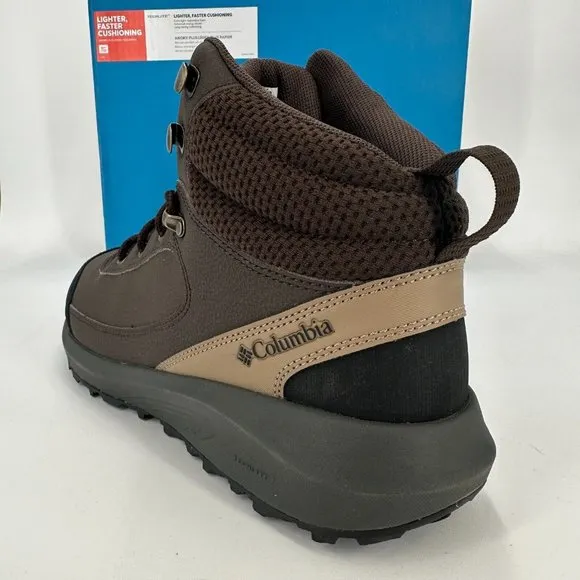 Columbia Men's TrailStorm Peak Mid Hiking Boots 10.5 BM5578-231 Cordovan/Black