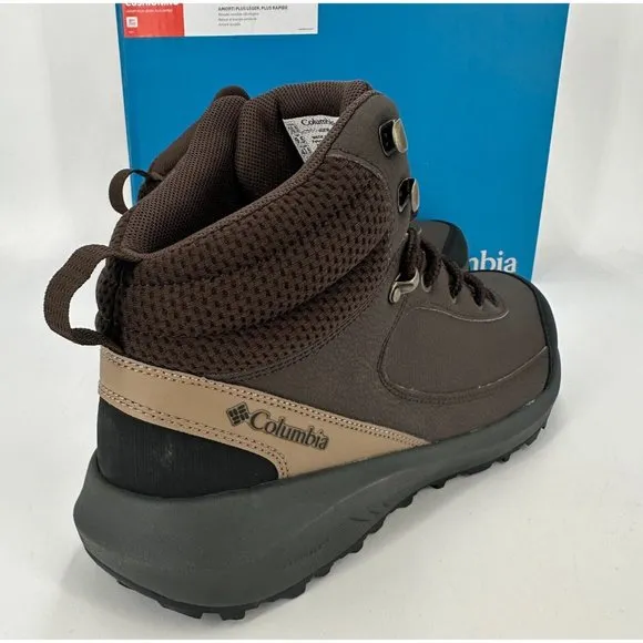 Columbia Men's TrailStorm Peak Mid Hiking Boots 10.5 BM5578-231 Cordovan/Black