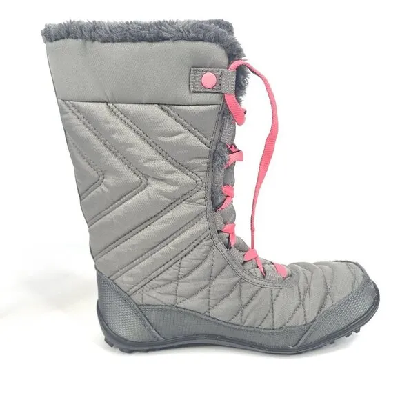 Columbia Minx Mid lii BY5949-008 Waterproof Boots Women's/Kids Size 4 Excellent!