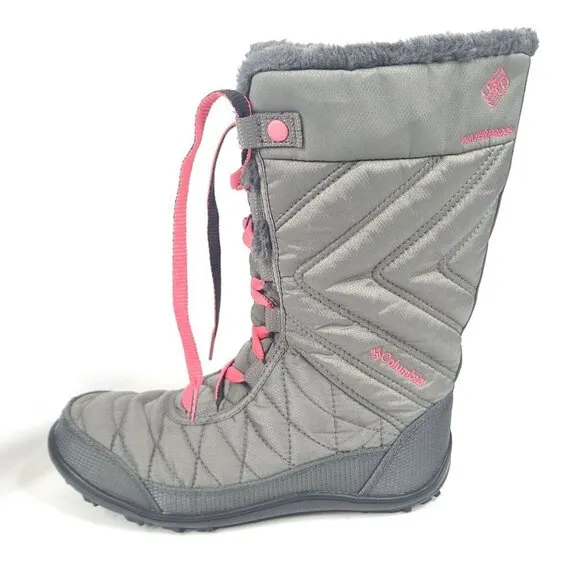 Columbia Minx Mid lii BY5949-008 Waterproof Boots Women's/Kids Size 4 Excellent!