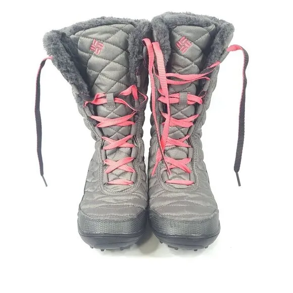Columbia Minx Mid lii BY5949-008 Waterproof Boots Women's/Kids Size 4 Excellent!