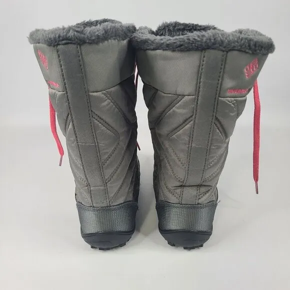 Columbia Minx Mid lii BY5949-008 Waterproof Boots Women's/Kids Size 4 Excellent!