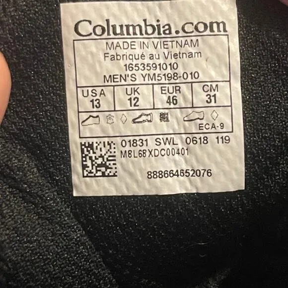 Columbia Newton Ridge Plus Men's Waterproof Hiking Boots Size 13