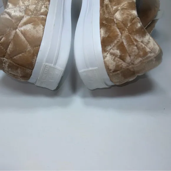 Converse Golf Le Fleur X One Star SZ 12 Quilted Velvet Brown Sugar 165599C