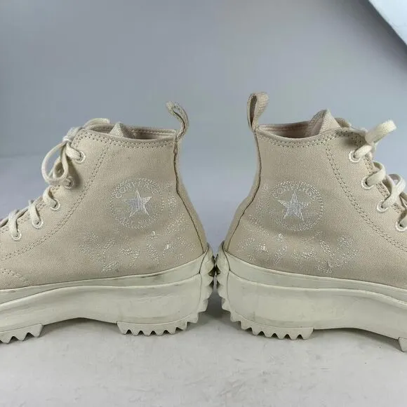 Converse Run Star Hike Platform City Pack US 9.5 Women's Off White Hi-top Shoes
