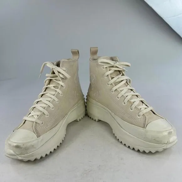 Converse Run Star Hike Platform City Pack US 9.5 Women's Off White Hi-top Shoes