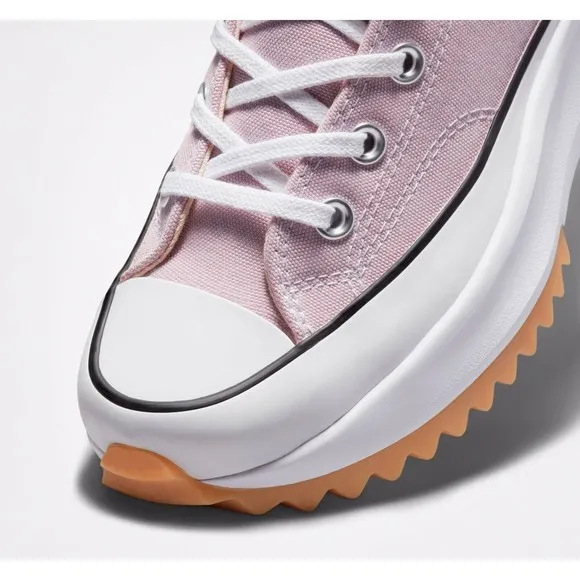 Converse Unisex Run Star Hike Sneaker M 10 W 11.5 High Top Platform Shoes Pink