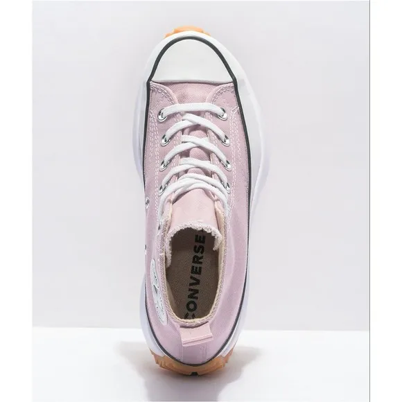 Converse Unisex Run Star Hike Sneaker M 10 W 11.5 High Top Platform Shoes Pink