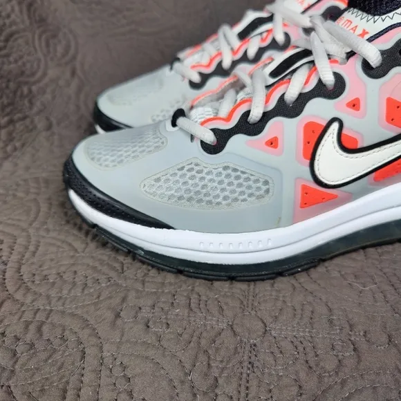 COPY - Nike Air Max Genome Light Grey/Orange Running Shoes Youth Size 6.5Y