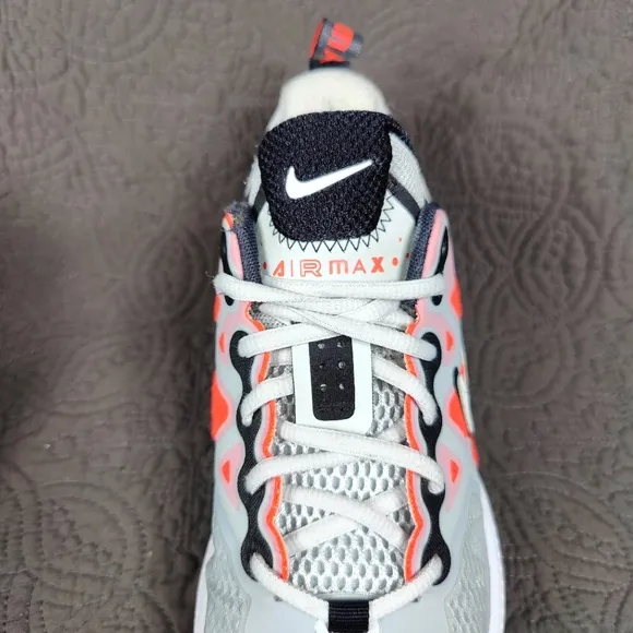 COPY - Nike Air Max Genome Light Grey/Orange Running Shoes Youth Size 6.5Y