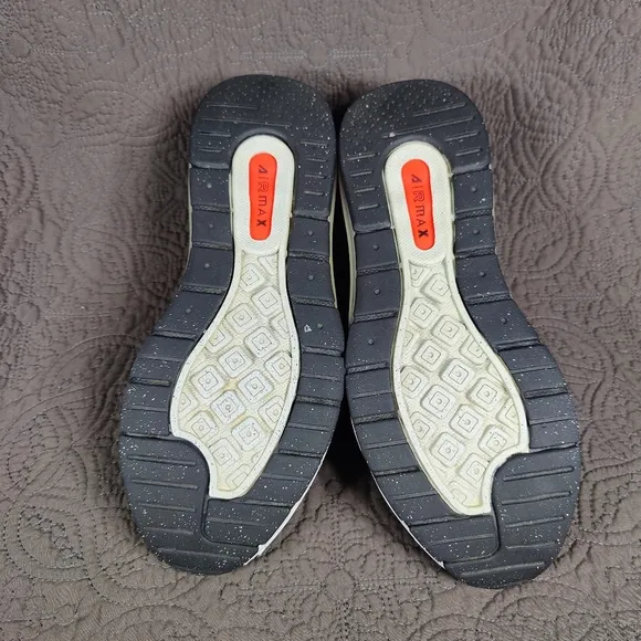 COPY - Nike Air Max Genome Light Grey/Orange Running Shoes Youth Size 6.5Y