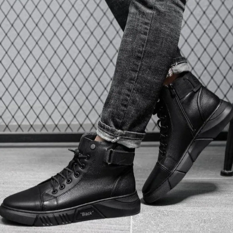 Cozy Black® | Thermal Leather Boots