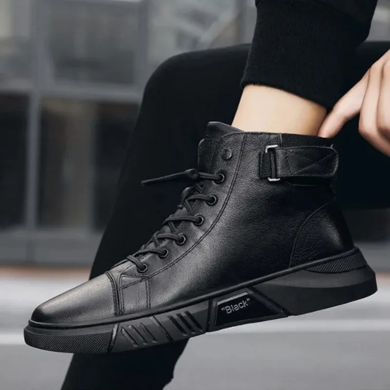 Cozy Black® | Thermal Leather Boots