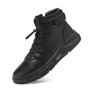 Cozy Black® | Thermal Leather Boots