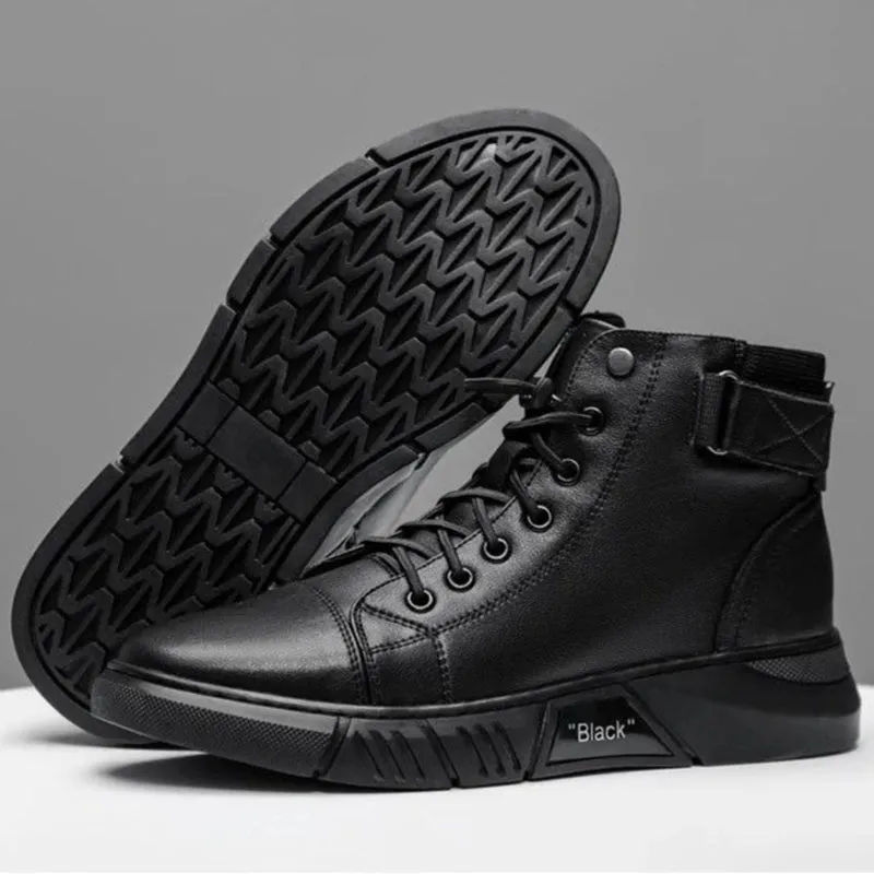 Cozy Black® | Thermal Leather Boots