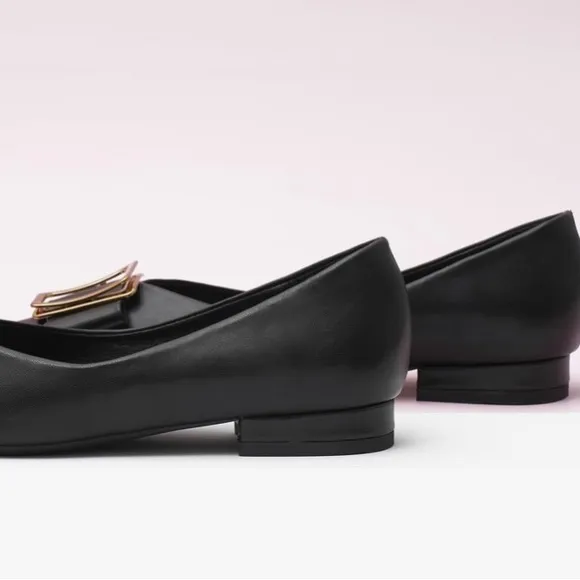 C.Paravano Women's Ballet Flats - Slip On Pointed Toe Flat Shoes for Work 10.5