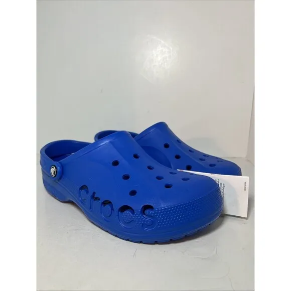 Crocs Men's and Women's Shoes Baya Clogs, Slip On Shoes, Waterproof Sandals Blue