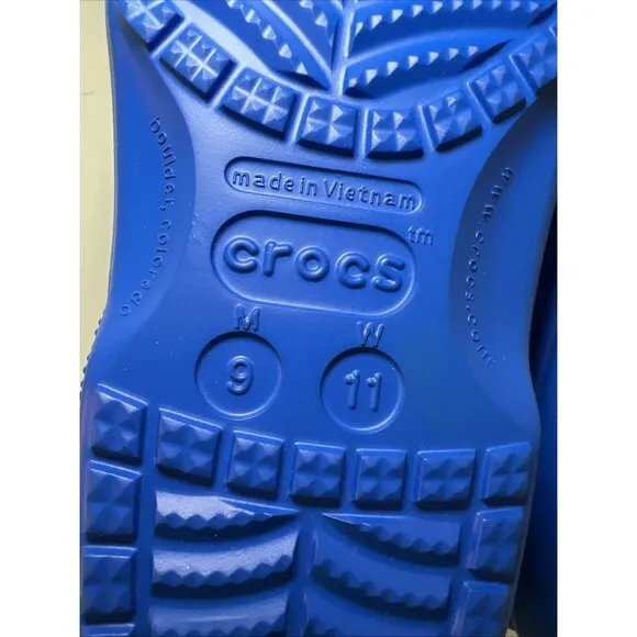Crocs Men's and Women's Shoes Baya Clogs, Slip On Shoes, Waterproof Sandals Blue
