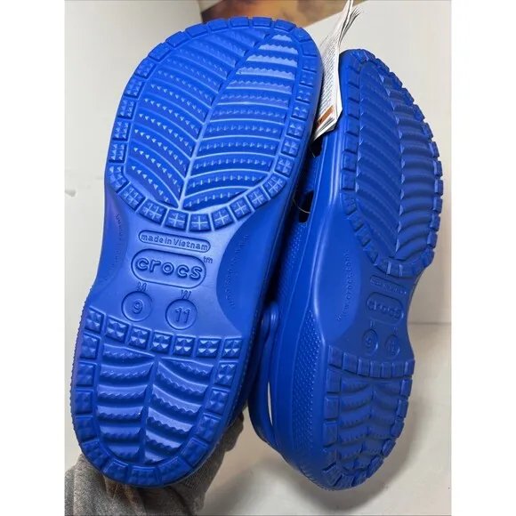 Crocs Men's and Women's Shoes Baya Clogs, Slip On Shoes, Waterproof Sandals Blue