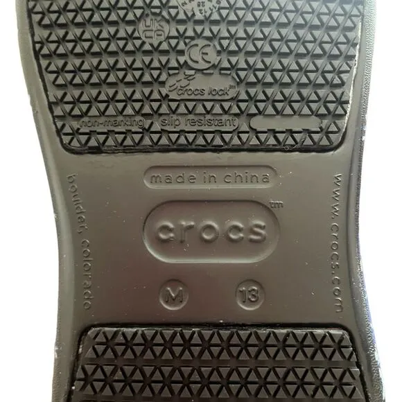 Crocs Unisex-Adult Bistro Graphic Clogs, Slip Resistant Work Shoes Size 13M #16