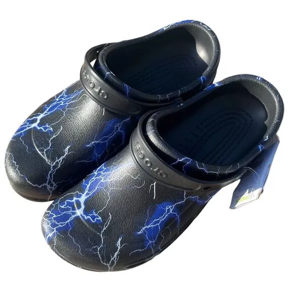 Crocs Unisex-Adult Bistro Graphic Clogs, Slip Resistant Work Shoes Size 13M #16