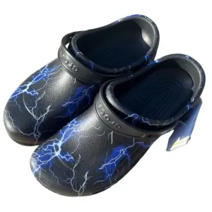 Crocs Unisex-Adult Bistro Graphic Clogs, Slip Resistant Work Shoes Size 13M #16