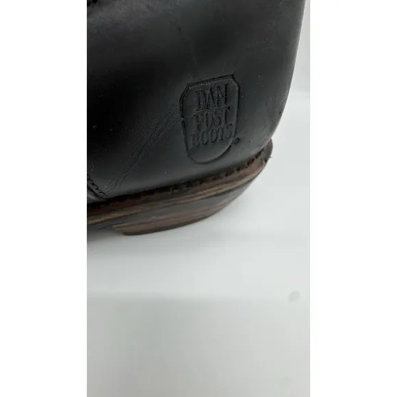 Dan Post Albuquerque Boots Mens Size 11.5 EE Leather Waterproof Black DP69680
