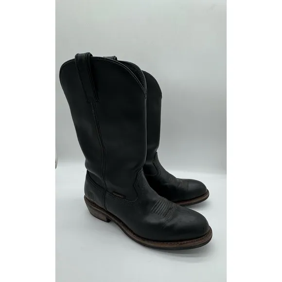 Dan Post Albuquerque Boots Mens Size 11.5 EE Leather Waterproof Black DP69680