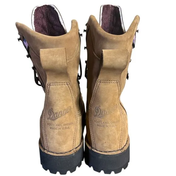 Danner Hawk Hiking Brown Leather Boots Women 5.5 200G GTX 45700 Bob Sole New USA